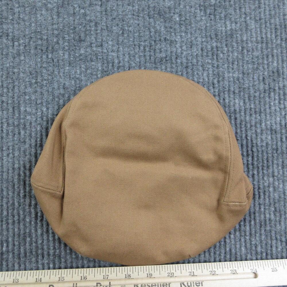 Duluth Trading Co. Hat Mens M Brown Flat Fire Hose Driver Cap Lined Canvas NWT